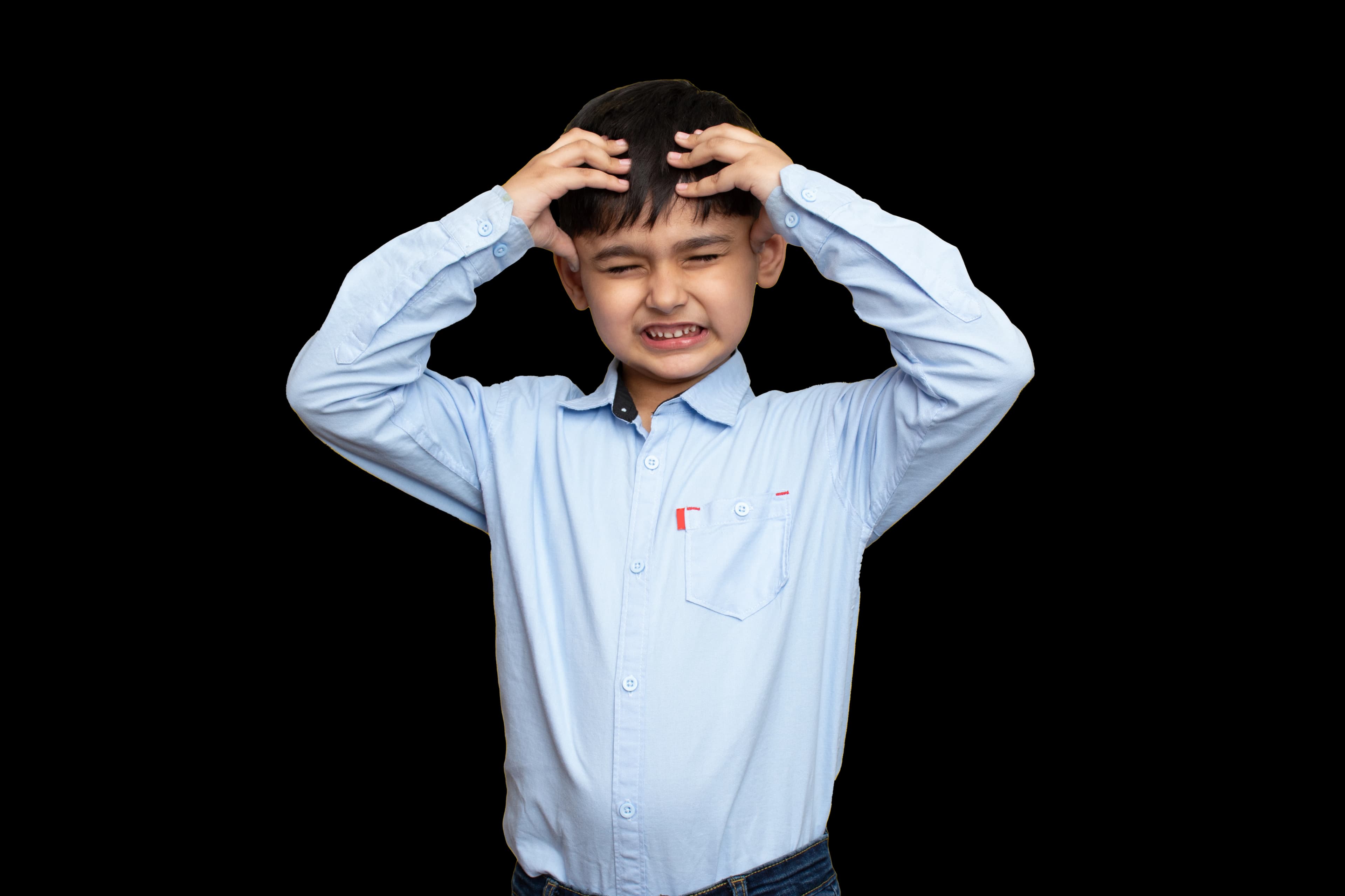 Child stressed about reading